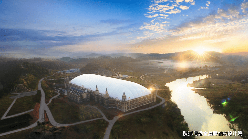 气膜馆闪耀文旅——四川大英"海洋之心"水上乐园_建筑_空间_度假