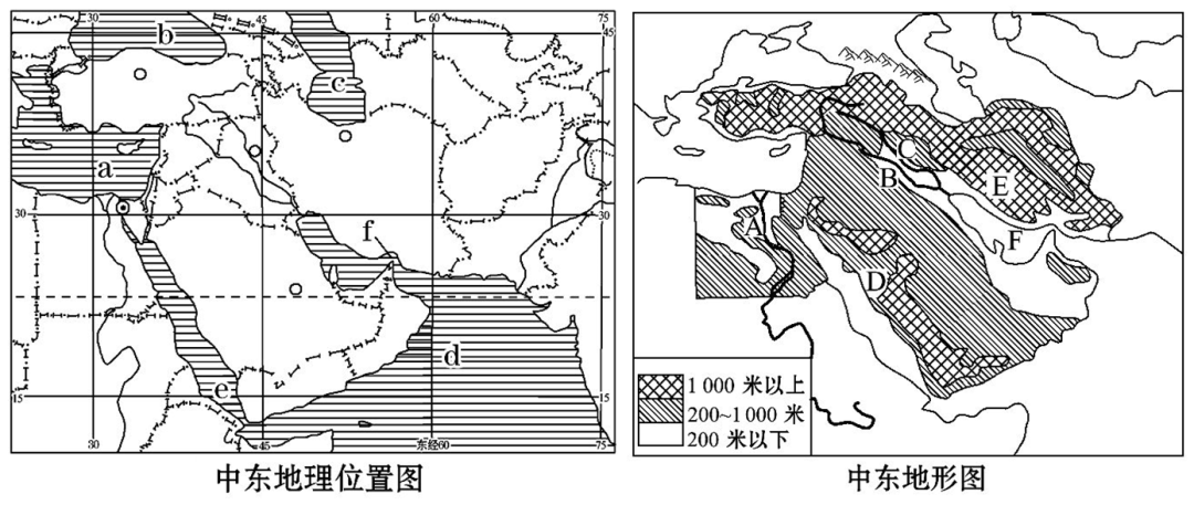 西亞概況092,在右圖中找出羅馬數字代表的下列城市:孟買,班加羅爾