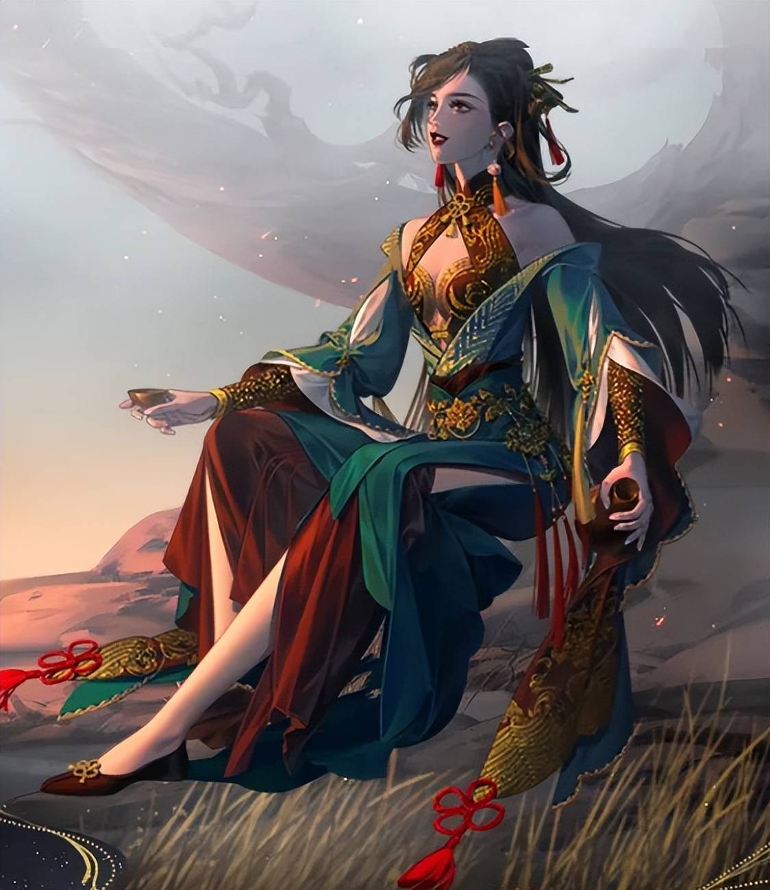 一梦江湖:西域主题全新星阵限定卡池即将上线,集齐送永久耳环!