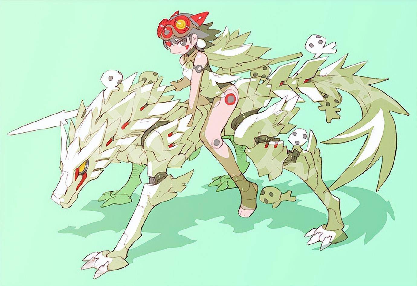 高达机娘创意插画,独角兽高达可以变真独角兽_造型_什么_创作