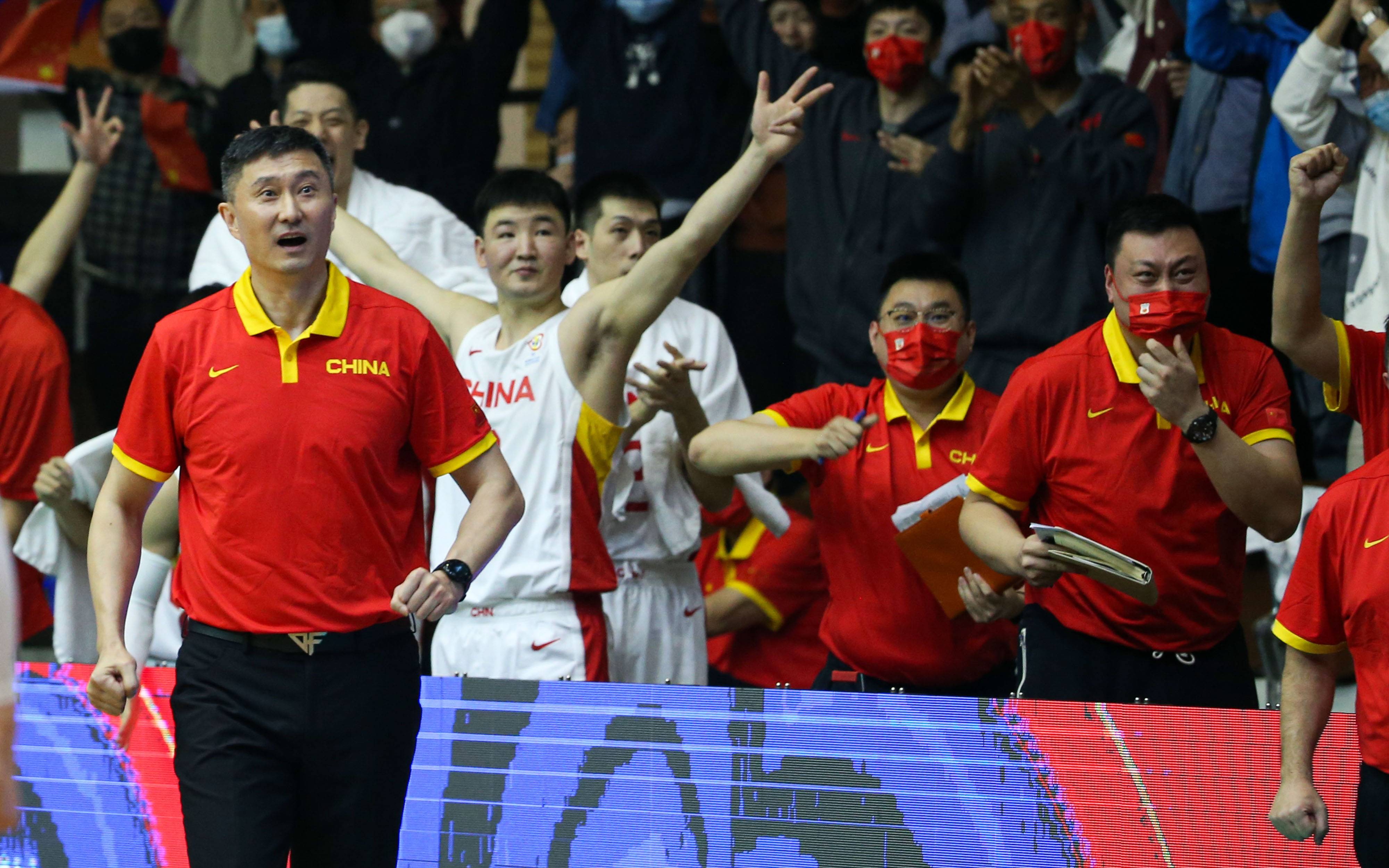 赢了！篮球世界杯排位赛 中国男篮战胜韩国队