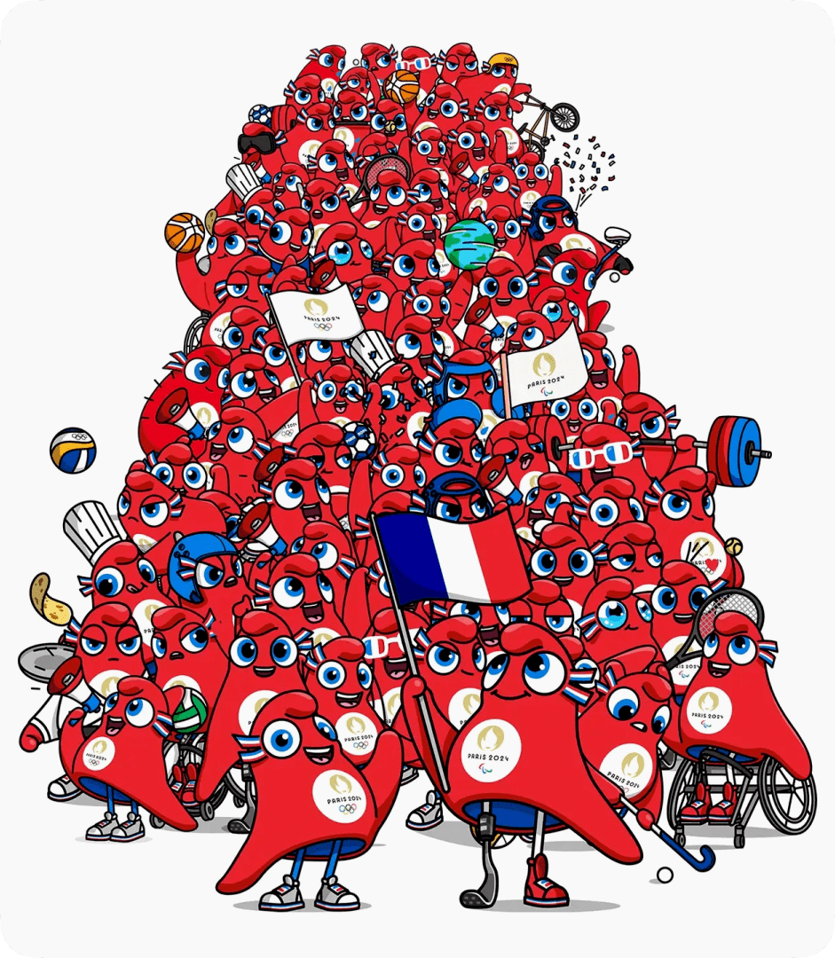 2024年巴黎奥运会和残奥会吉祥物"phryge"公布_弗里吉_法国_olympic