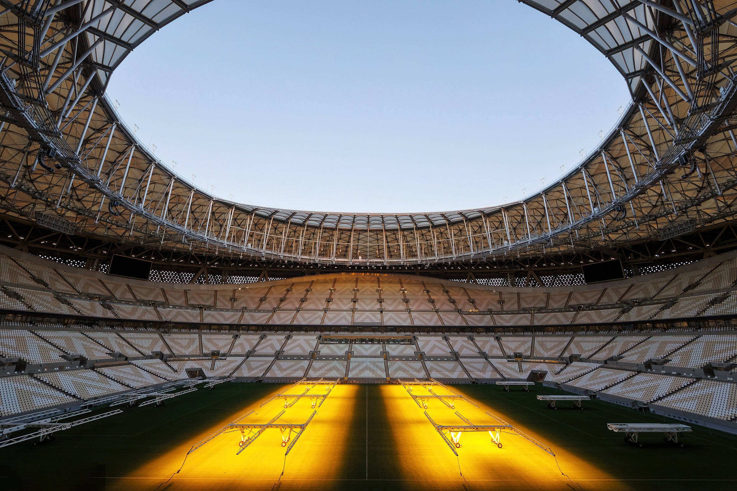 卢塞尔体育场是2022卡塔尔世界杯的主场馆,也是本次世界杯八座球场中