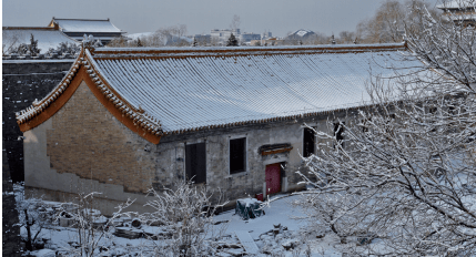 硬山山墙图片