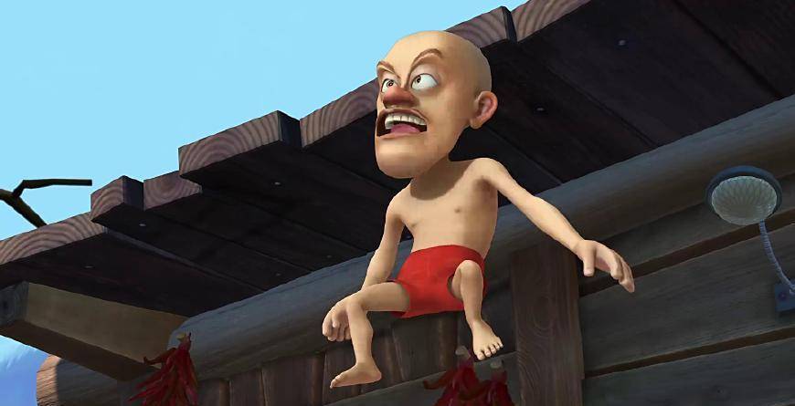 熊出没:五个穿帮镜头,正在洗澡的光头强怎么穿上的鞋子?