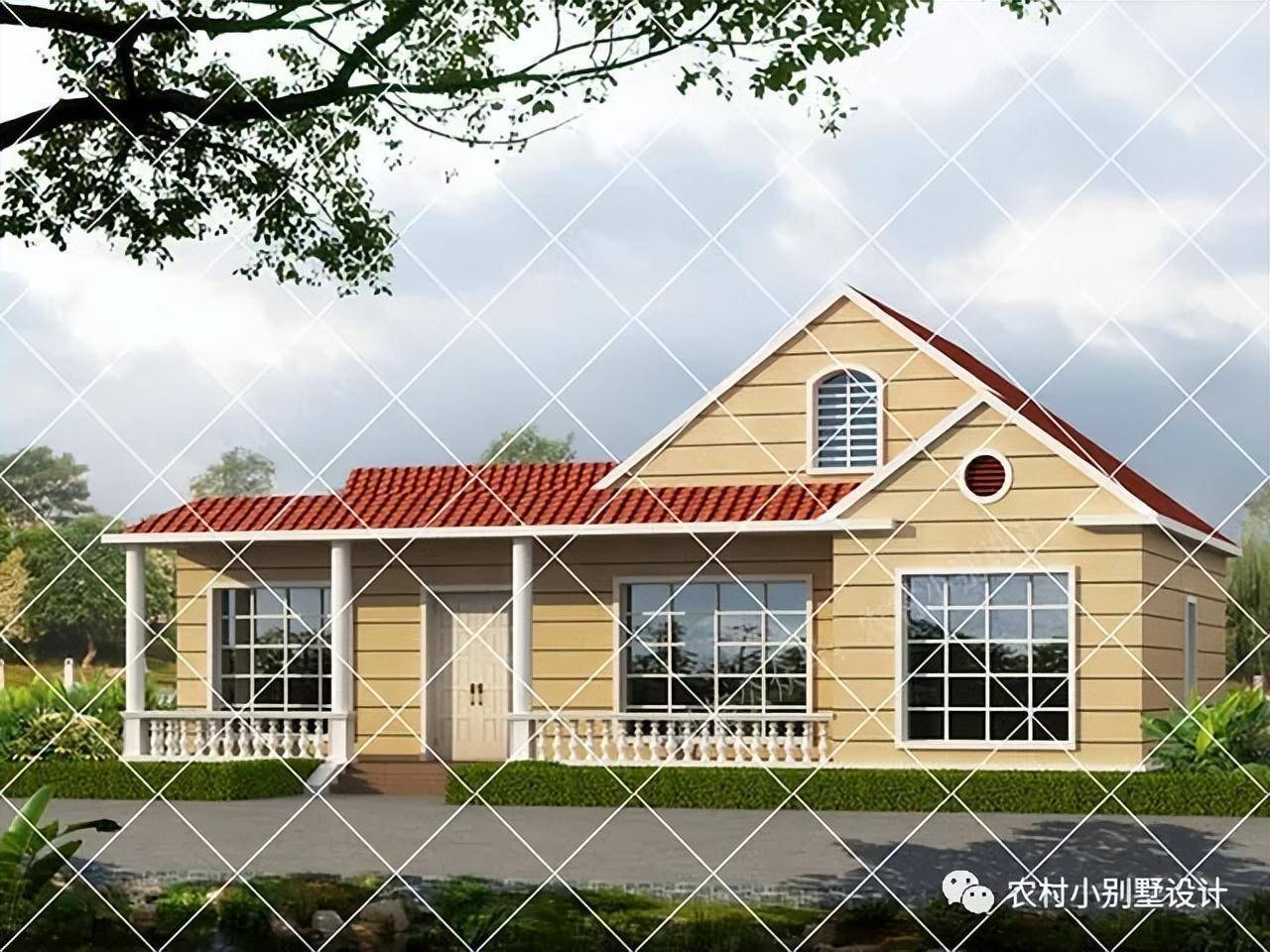 既节省造价,又方便生活;今天分享25农村一层农村别墅,自建十几万就能