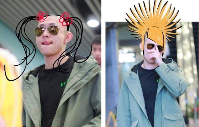 光头张一山卤蛋造型被玩坏,2天时间网友齐交作业,结局很完美_头发