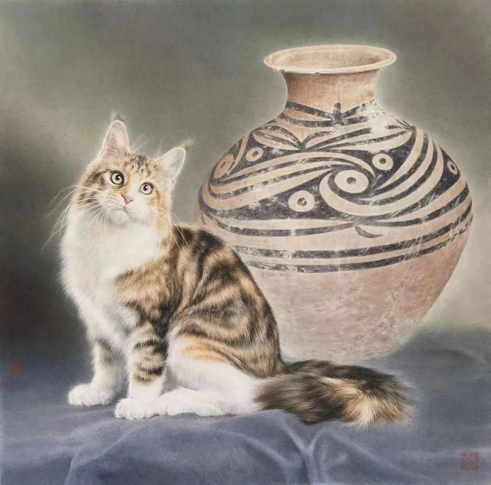 《大美为真》中国当代书画名家学术邀请展—邢诚爱_工笔画_传统_作品