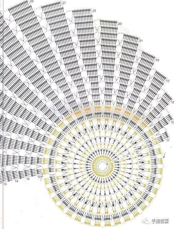 螺旋钩织图解图片