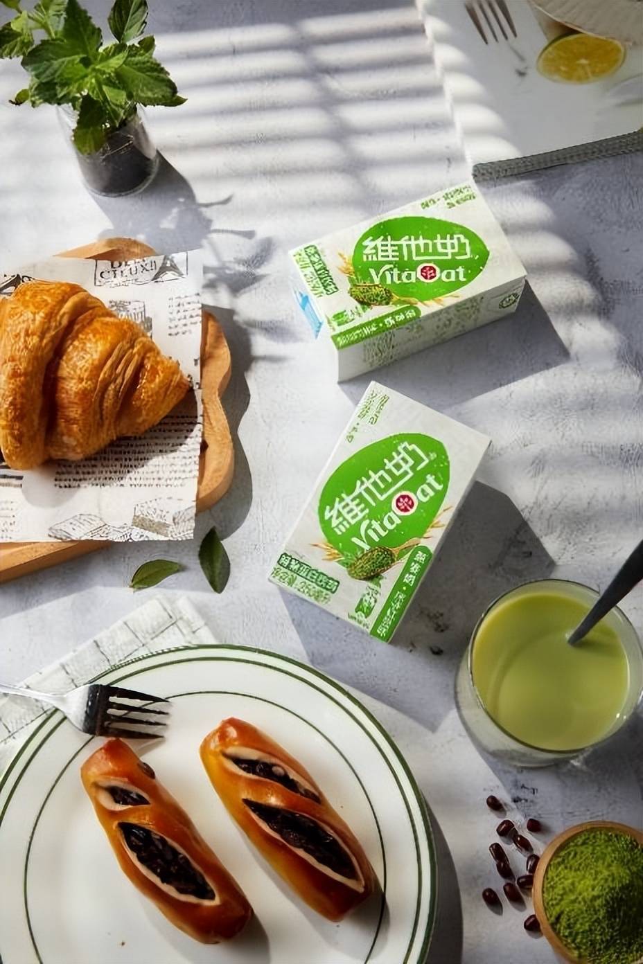 维他奶燕麦奶vitaoat系列 醇香柔滑抹茶红豆及巧克力新口味 好喝到一