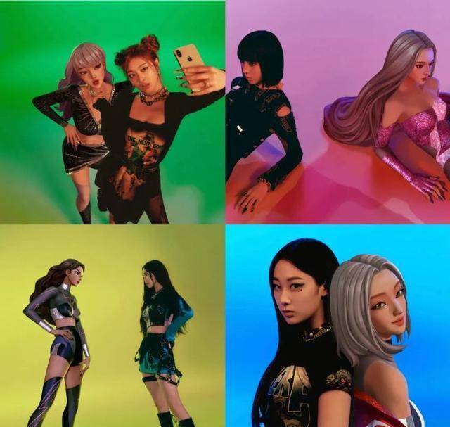 走在时尚最前头的她们已经和自己的虚拟形象组起了女团ai女团aespa各