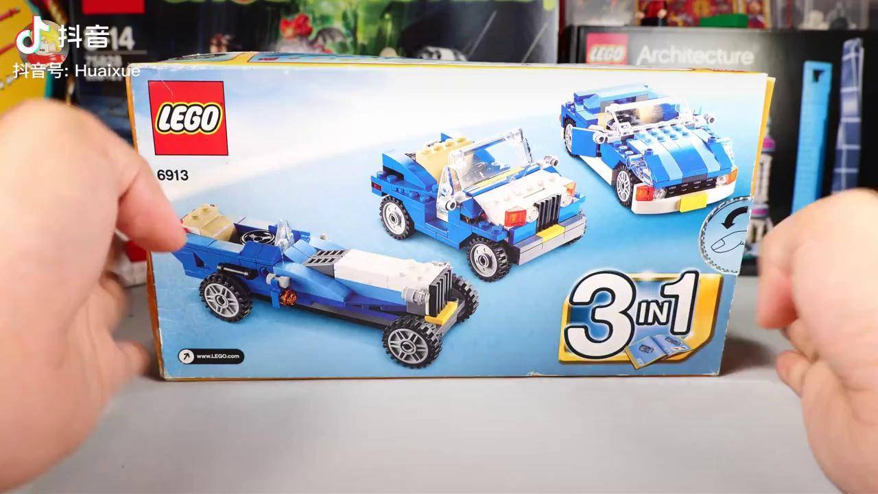 用乐高搭建老爷车,试玩乐高创意百变6913,c模式也有乐趣
