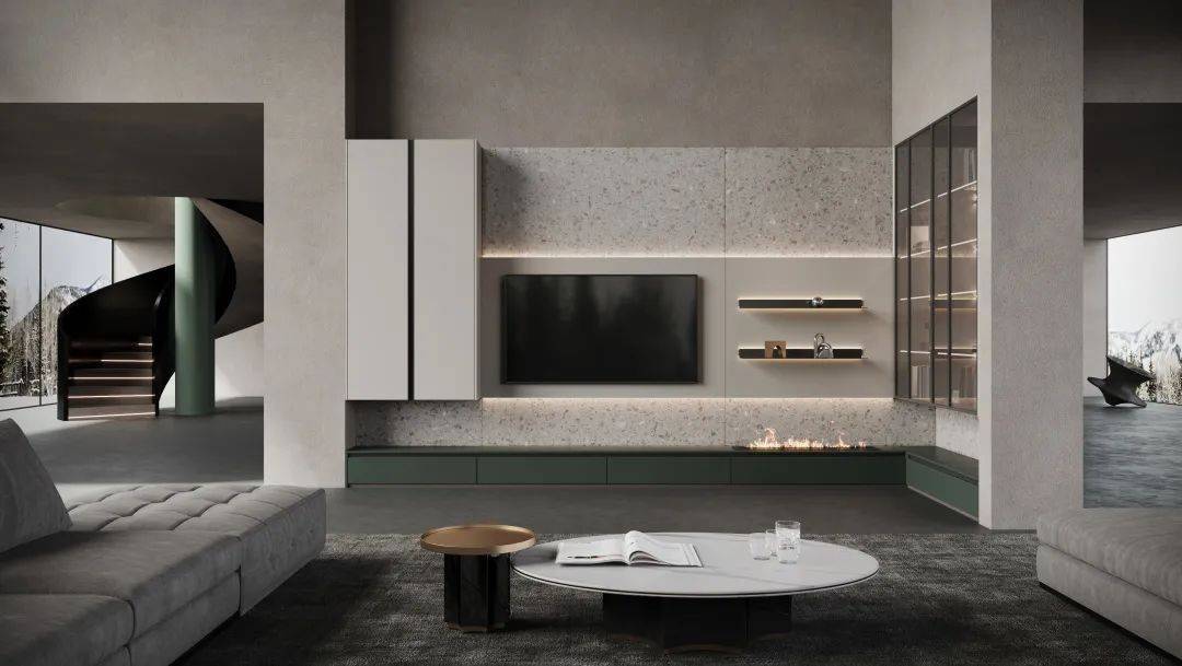 福庆板材莫兰迪系列 | 轻奢肤感新作,都市人向往的森林家_空间_柜体