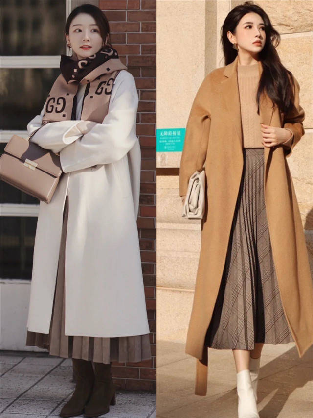 今年流行"大衣 百褶裙"搭配:不装嫩,也不显老,中年穿刚刚好_个人_时候