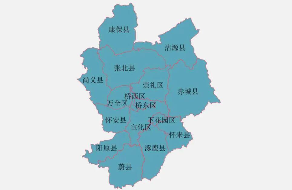 張家口市的區劃變動,河北省的重要城市,為何有16個區縣?