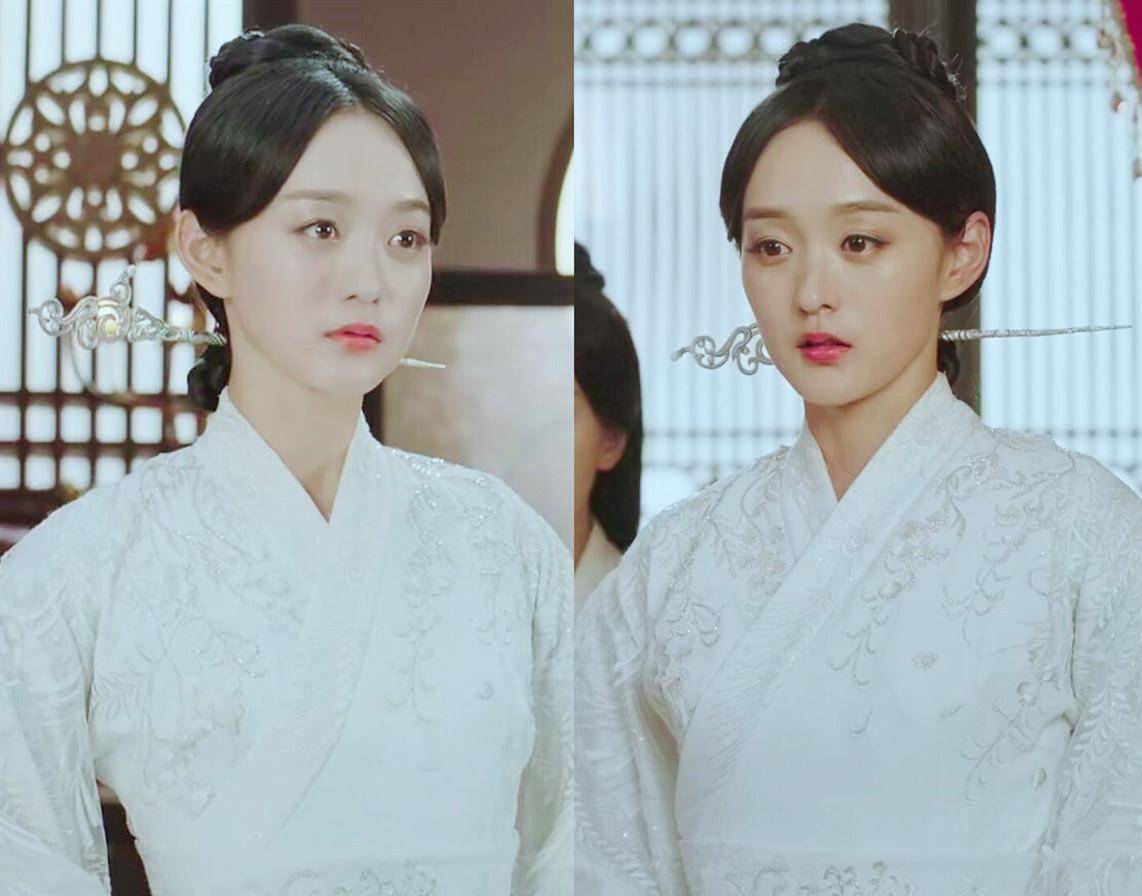 那是你没见过何泓姗的凝贵妃,美到心碎_凝芝_花朵_纱裙