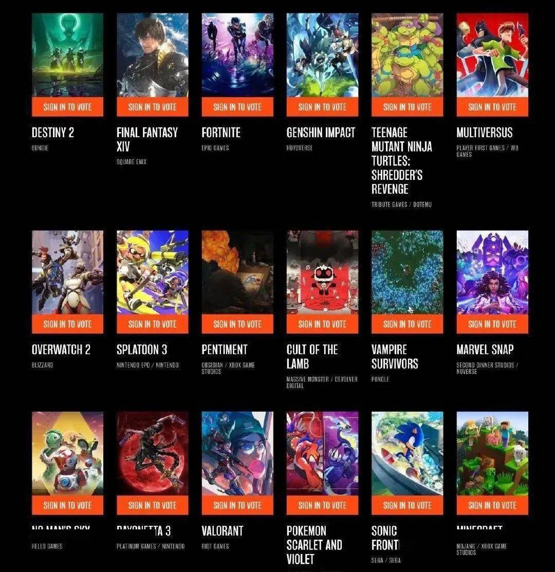 老头环or战神？TGA投票机制真能代表玩家的声音吗？_搜狐网