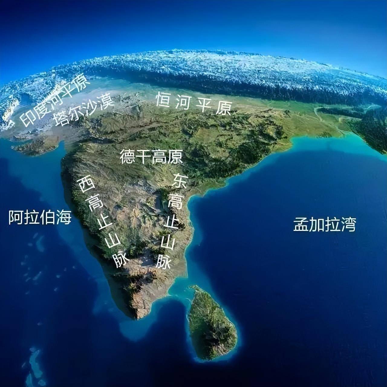 印度地理河流图片