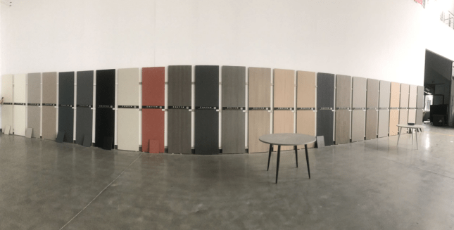 宁波辽派喷涂的静电喷粉板,准分子肤哑无痕板_板材_产品_办公