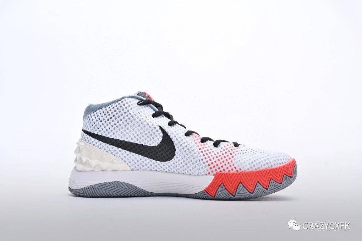 耐克欧文一代 nike kyrie 1 infrared 篮球鞋_抓地力_动态_气垫