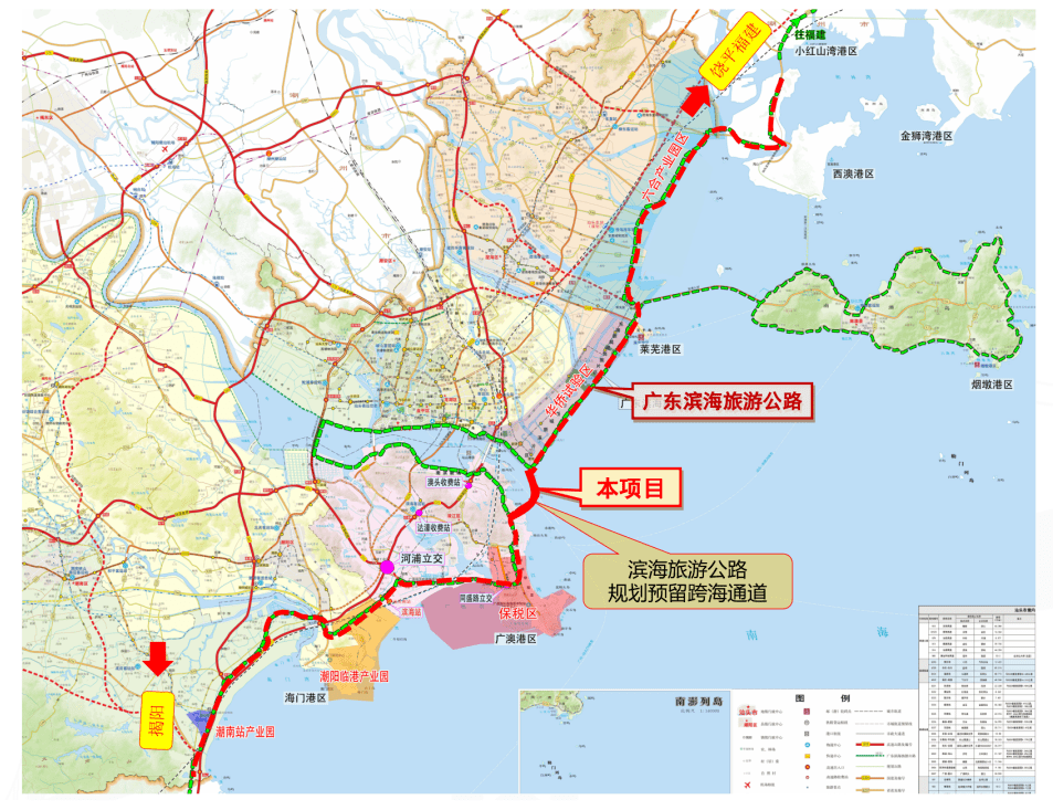 2公里,其中跨海段约4公里.该项目是广澳港区