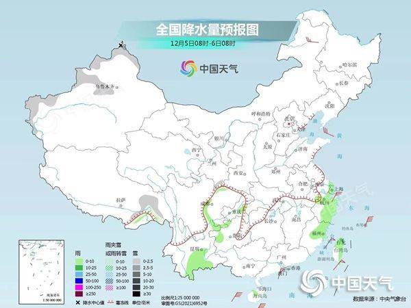 周日南方大范围降水持续 下周初我国大部逐渐升温(图2)