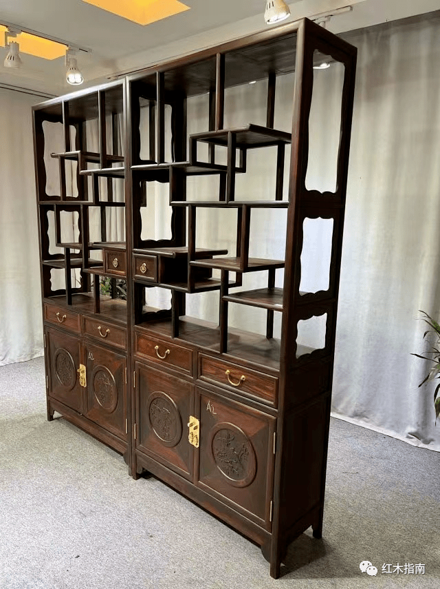 大红酸枝:博古架_价格_家具_厂家