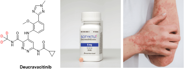 首个从头设计氘代药物deucravacitinib上市,氘代药物时代有多远?