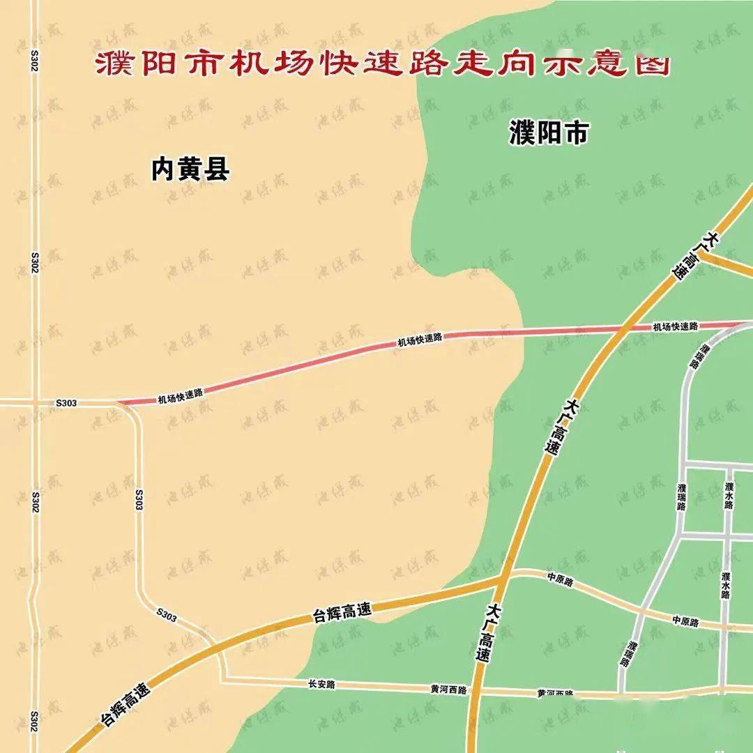 濮阳快速路规划图图片