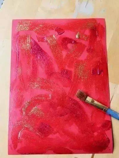 手工制作:鞭炮灯笼卡纸舞龙!_红色_步骤_材料