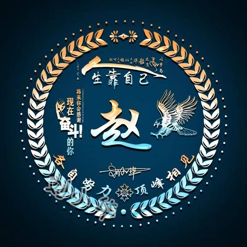 微信頭像,姓氏頭像,2023鴻運當頭66張商務高端簽名頭像,有你的嗎?