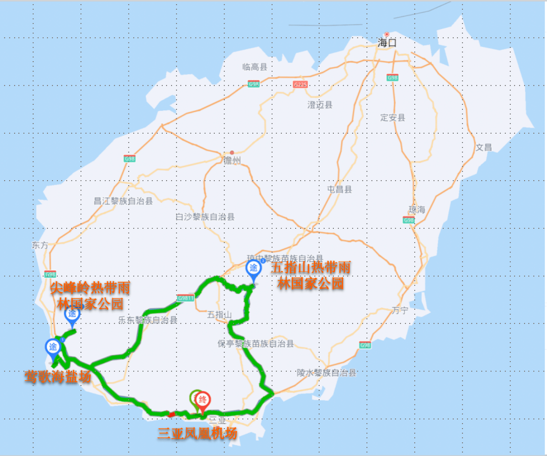 海南五指山位置图片