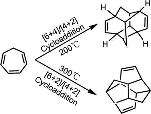 计算化学大牛houk最新jacs:环庚三烯二聚反应中环加成与自由基反应的