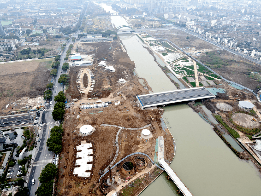 江阴锡澄运河公园三期图片