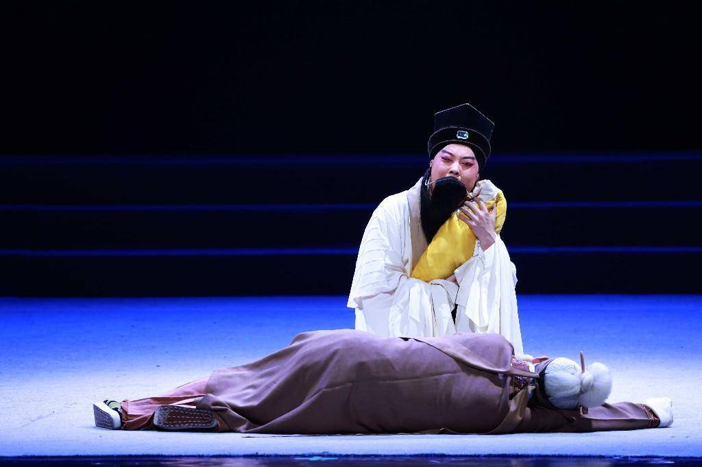 秦豫携手 西安易俗社新编秦腔历史剧《程婴救孤》内部彩排_文化_豫剧