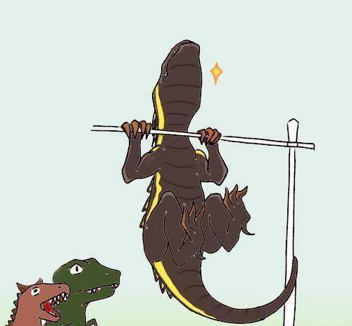 《侏罗纪世界2》萌版,霸王龙好胖,网友:冥河龙好像小王子_t-rex_暴龙