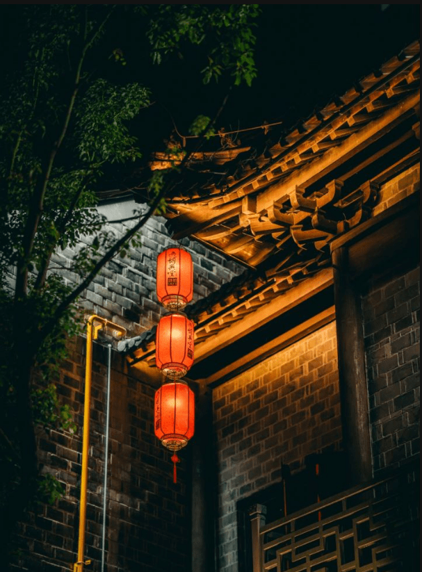 古风夜景图片街市图片