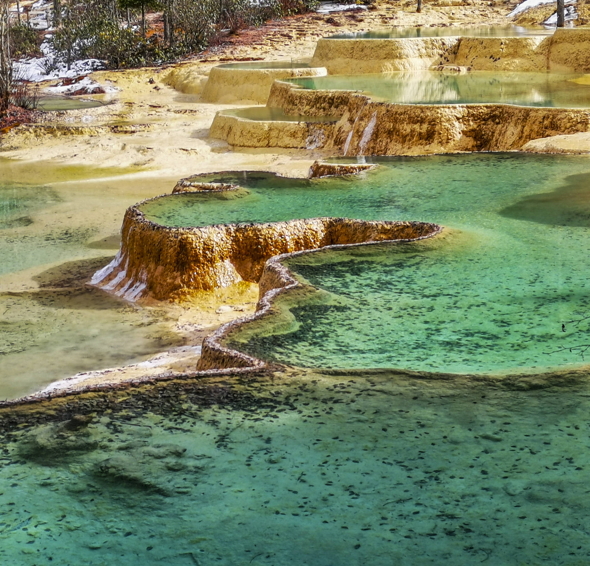 大美四川黄龙沟风景区_景观_中国_海拔