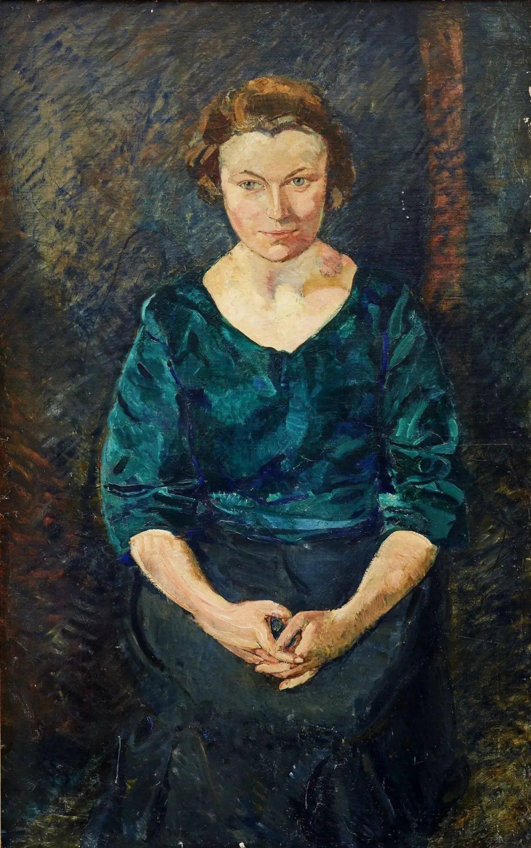 瑞典女艺术家赫希的油画艺术作品