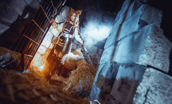 cos:明日方舟刻俄柏cosplay正片18p-棚娘酒酱_伊喵_部落_评论