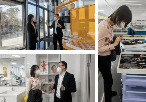 吉大一院副院长张松灵赴苏州蛇牌学院参观交流_培训_临床_医生