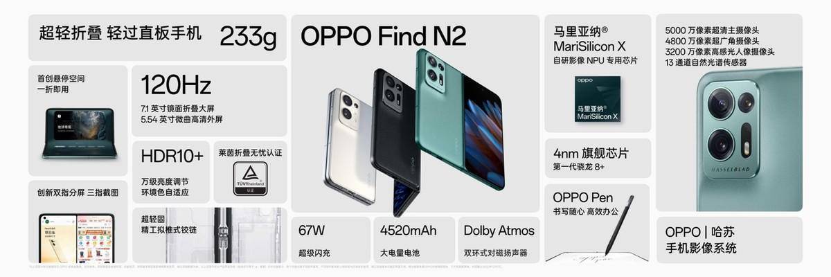 《OPPO发布全新一代Find N2系列，持续引领折叠屏体验》