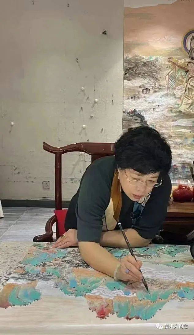 中国画名家·画美丽中国——李香芝_作品_创作_山水