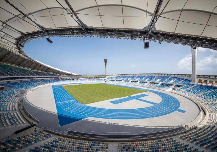 铝百叶案例之热带体育场_海南省_体育馆_看台