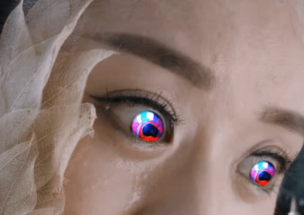 同样是入魔黑化,花千骨靠美瞳,龙葵靠特效,但是她靠颜值就够了_剧中