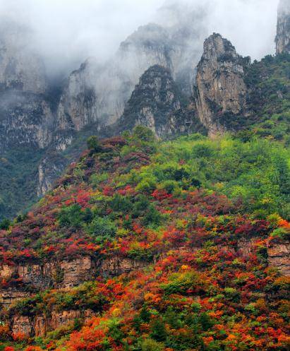 太行山秋景图片