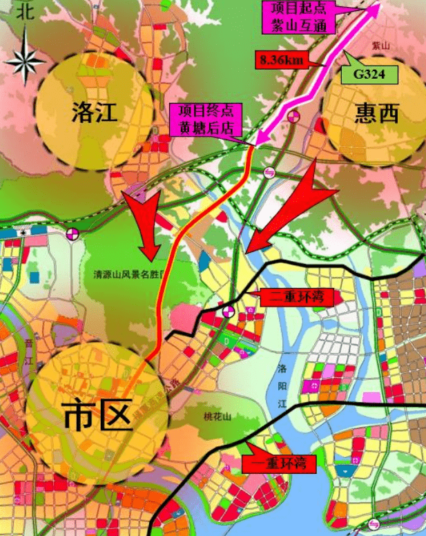 官桥324国道新路线图图片