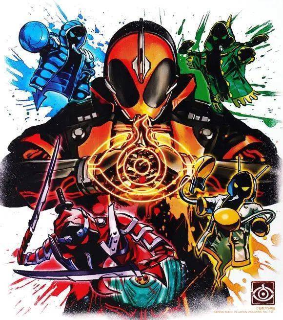 假面骑士ghost,假面骑士铠武,假面骑士drive,假面骑士wizard这四位