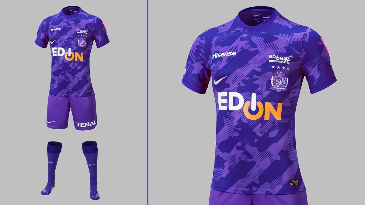 耐克发布广岛三箭2023赛季主客场球衣