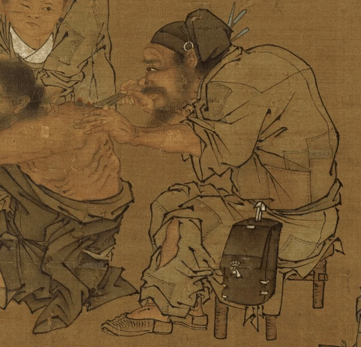 看古人《灸艾图》抗疫!